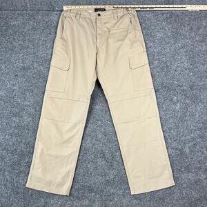 LAPG Cargo Pants Mens Size 34x32 Khaki Ripstop Tactical Utility Workwear